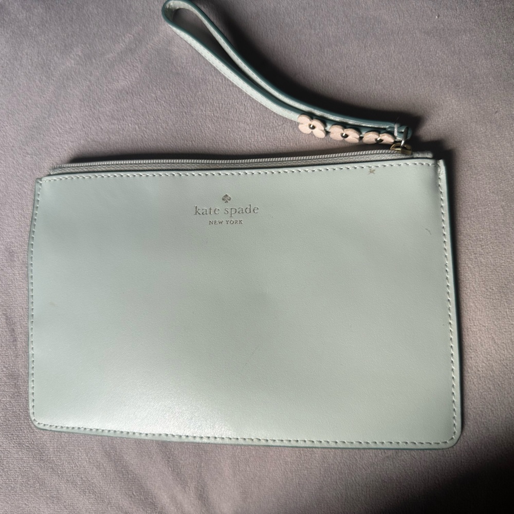 Kate Spade Mint Green Wristlet